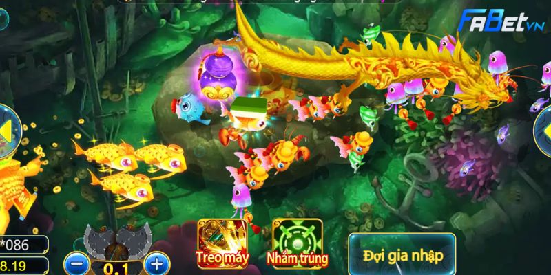 Hình ảnh trong game bắn cá vui vẻ tại Jili Fabet